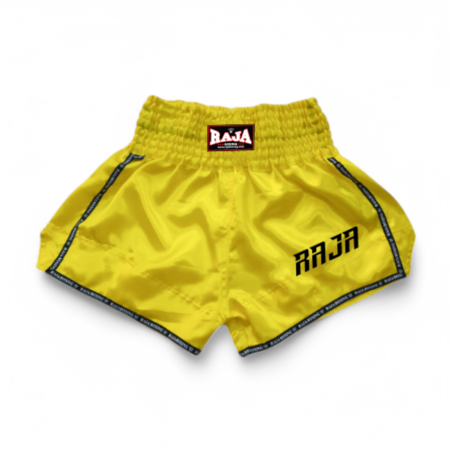 RAJA ラジャ キックパンツ ムエタイ ショーツ  RTB29-2 RAJA MuayThai Shorts (Yellow) イエロー